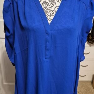 Torrid Royal Blue Blouse